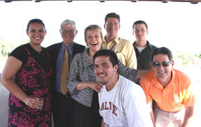 Gordon S. Wood and Teachers at Adair Margo Reception in El Paso