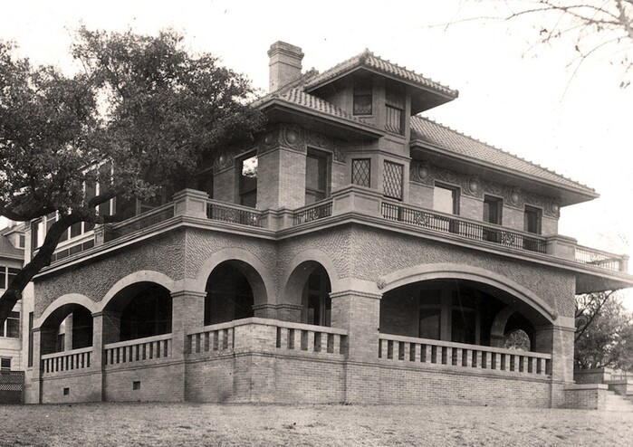 <em>Photograph of the Byrne-Reed House shortly after its construction. Courtesy of Tom Reynolds.</em>