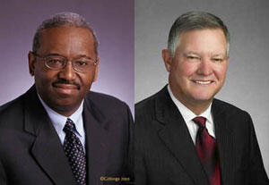 Left: George Wright. Right: George M. Fleming.