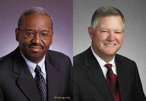 Left: George Wright. Right: George M. Fleming.