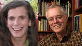 Catherine Robb (left) and Larry Carver (right).